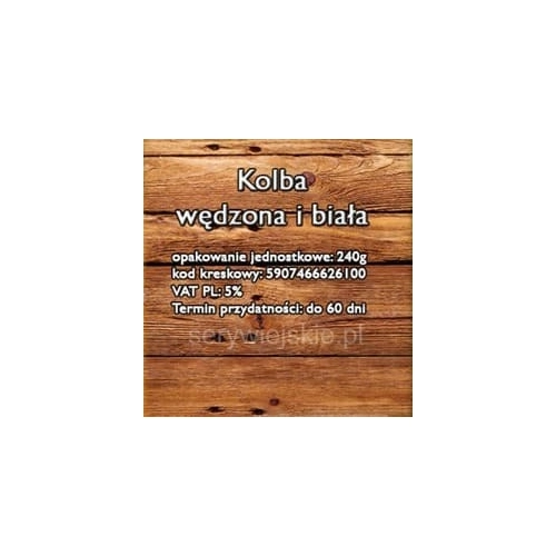 Ser góralski typu oscypek delikatny wędzony Kolba