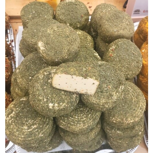 Ser serwatkowy a la ricotta z czosnkiem niedźwiedzim