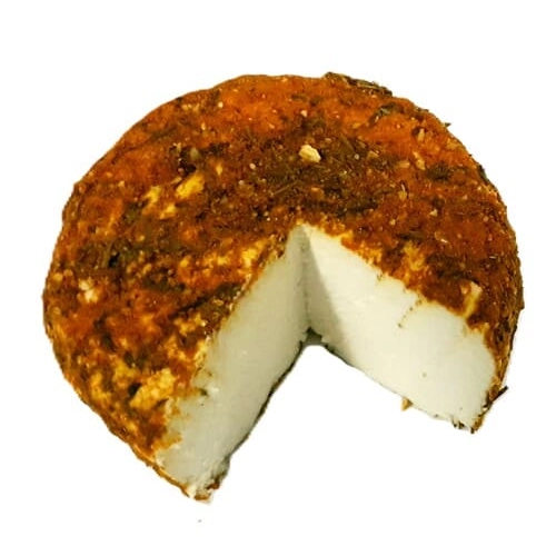 Ser serwatkowy a la ricotta z chili. kurkumą i curry – delikatnie pikantny