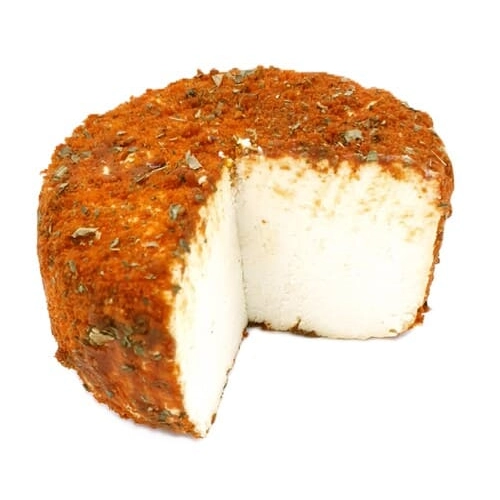 Ser serwatkowy a la ricotta z papryka i bazylią